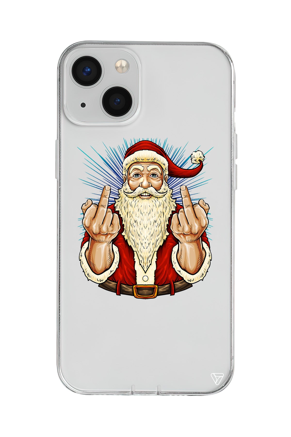 Naughty Santa Lansman Model İçi Kadife Silikon Telefon Kılıfı