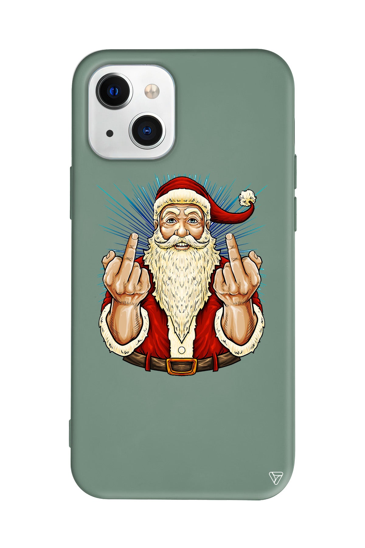 Naughty Santa Lansman Model İçi Kadife Silikon Telefon Kılıfı