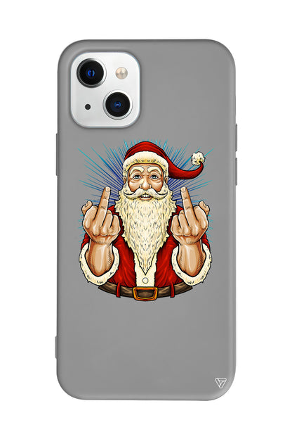 Naughty Santa Lansman Model İçi Kadife Silikon Telefon Kılıfı