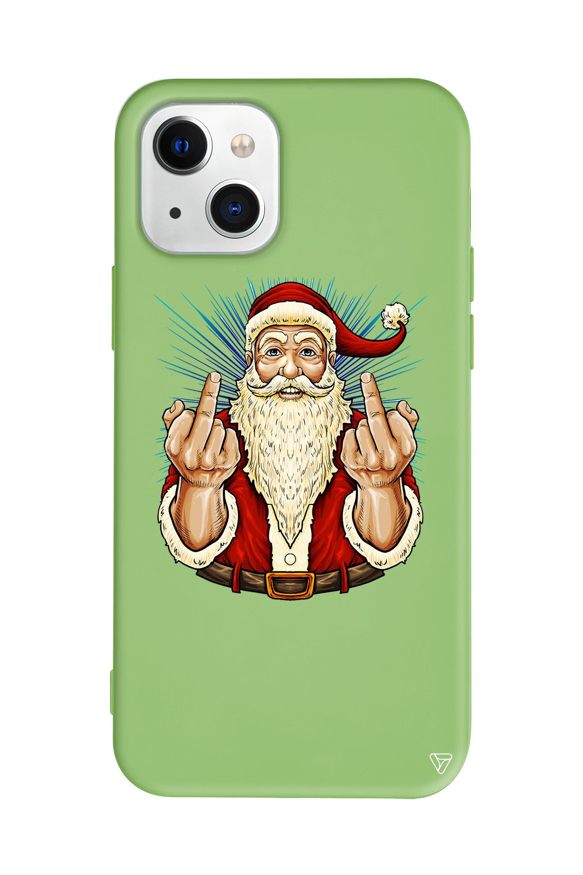Naughty Santa Lansman Model İçi Kadife Silikon Telefon Kılıfı