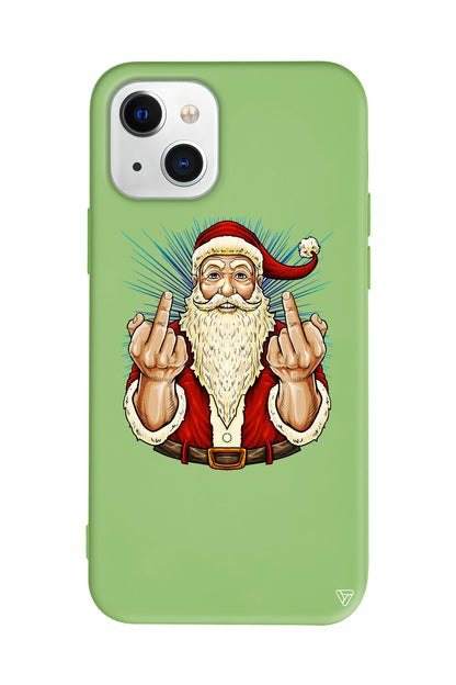 Naughty Santa Lansman Model İçi Kadife Silikon Telefon Kılıfı