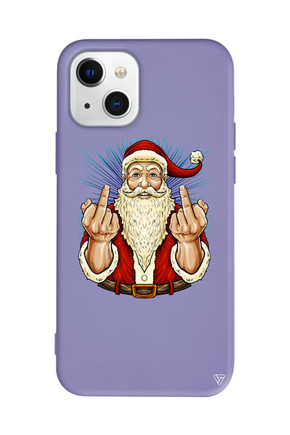 Naughty Santa Lansman Model İçi Kadife Silikon Telefon Kılıfı