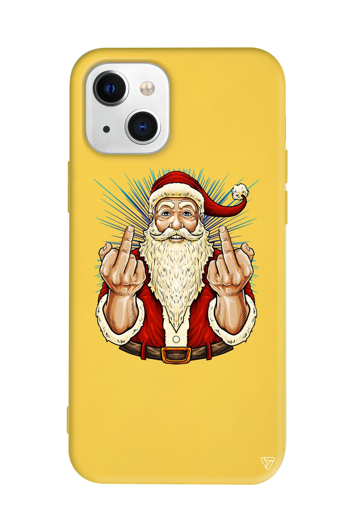 Naughty Santa Lansman Model İçi Kadife Silikon Telefon Kılıfı