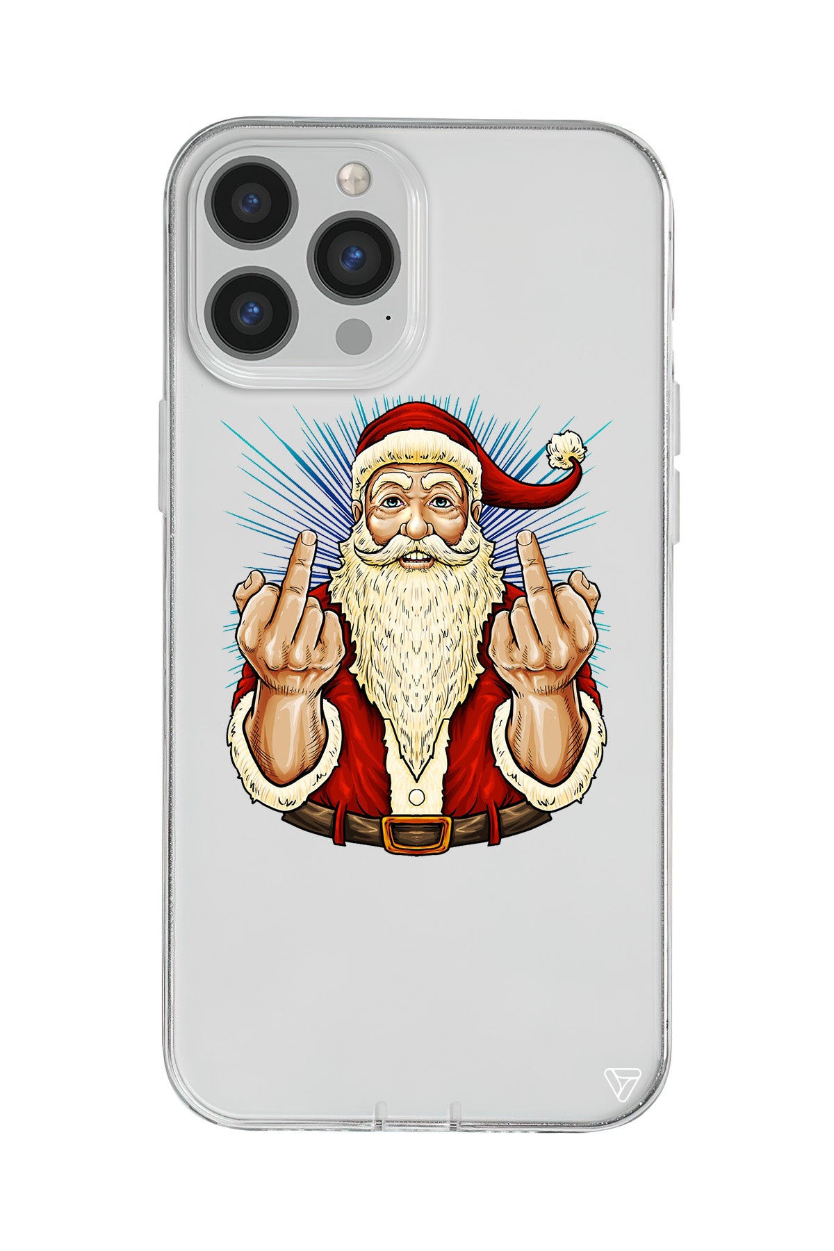 Naughty Santa Lansman Model İçi Kadife Silikon Telefon Kılıfı