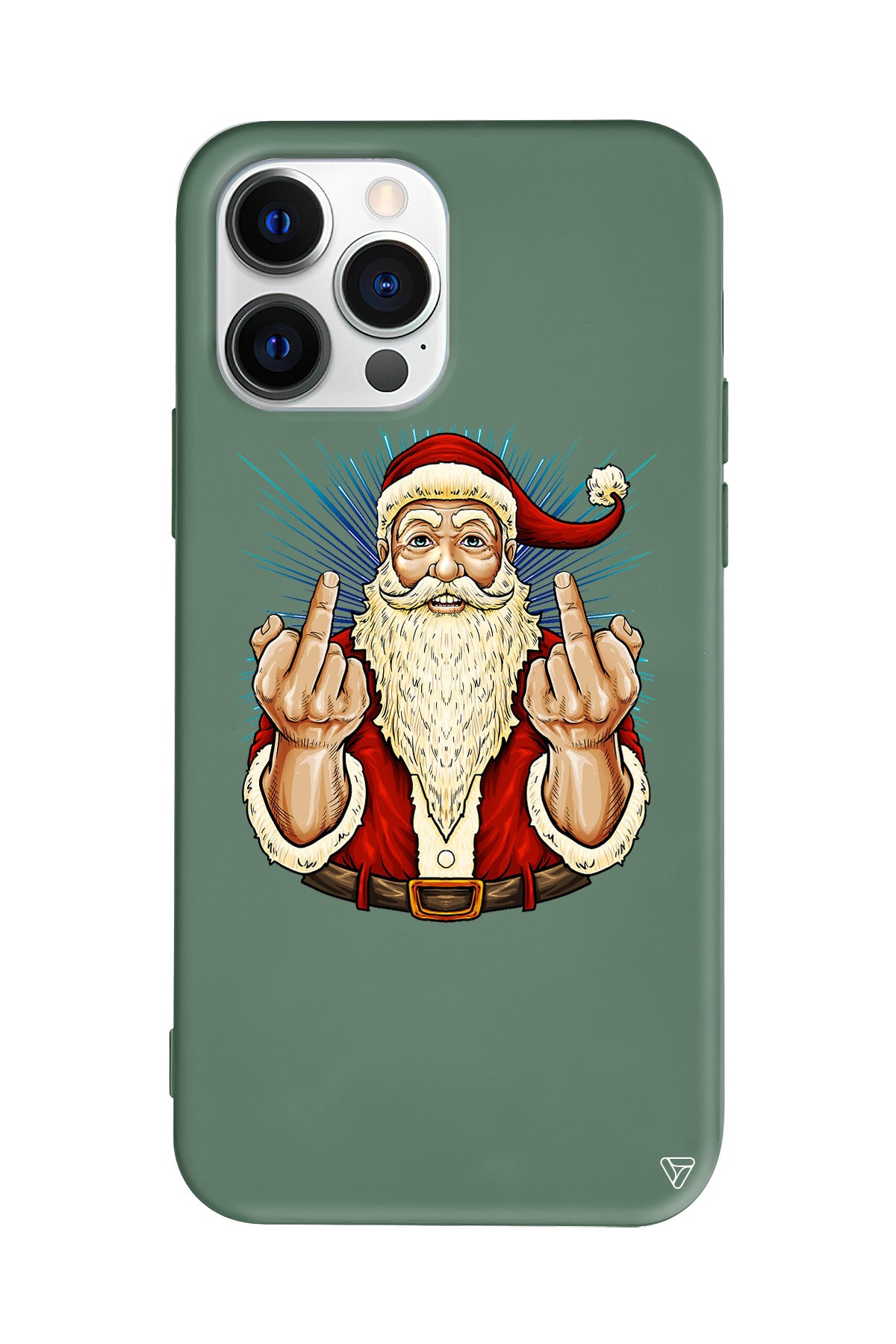 Naughty Santa Lansman Model İçi Kadife Silikon Telefon Kılıfı