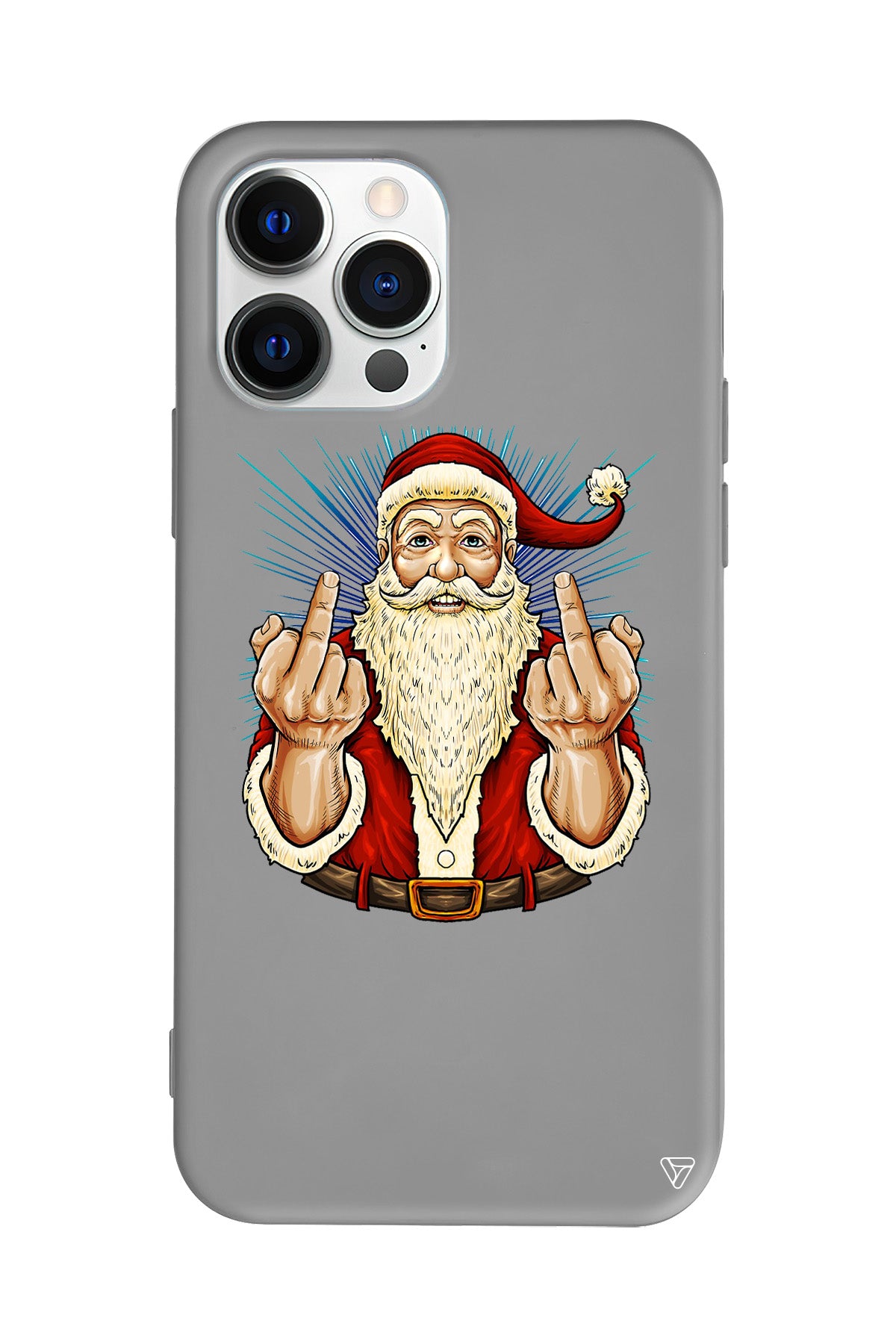 Naughty Santa Lansman Model İçi Kadife Silikon Telefon Kılıfı