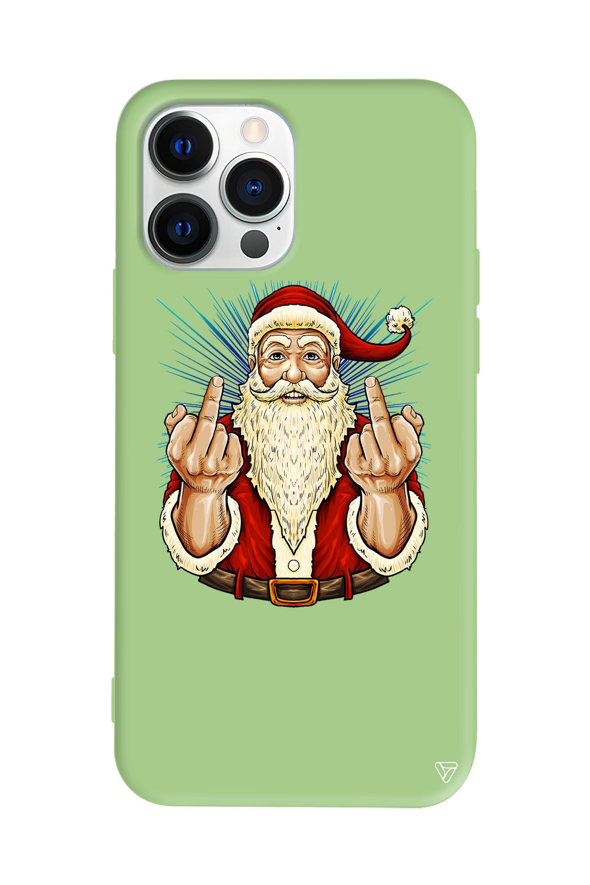Naughty Santa Lansman Model İçi Kadife Silikon Telefon Kılıfı