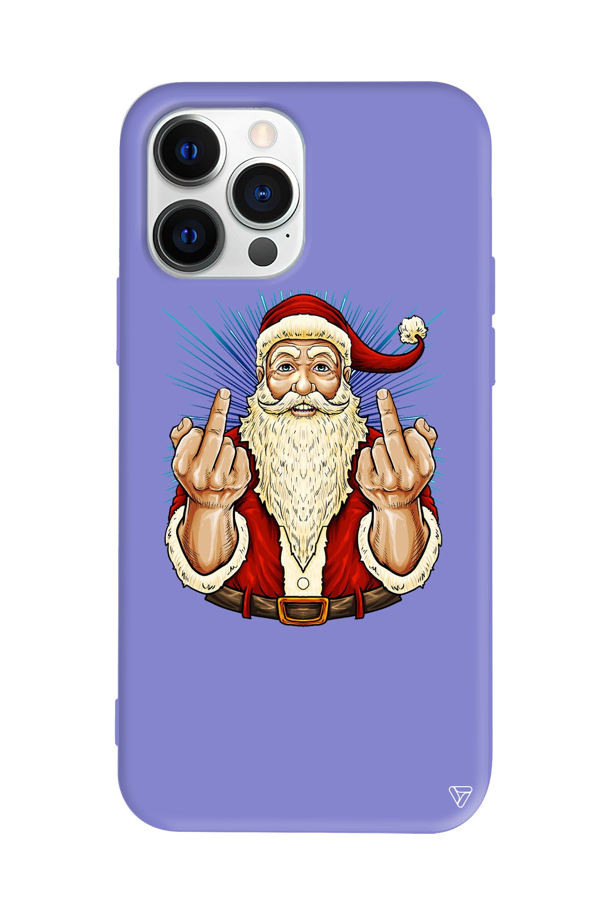 Naughty Santa Lansman Model İçi Kadife Silikon Telefon Kılıfı