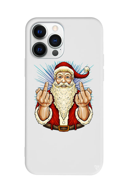 Naughty Santa Lansman Model İçi Kadife Silikon Telefon Kılıfı